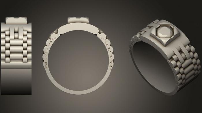 نموذج ثلاثي الأبعاد لآلة CNC خواتم مجوهرات خاتم 26